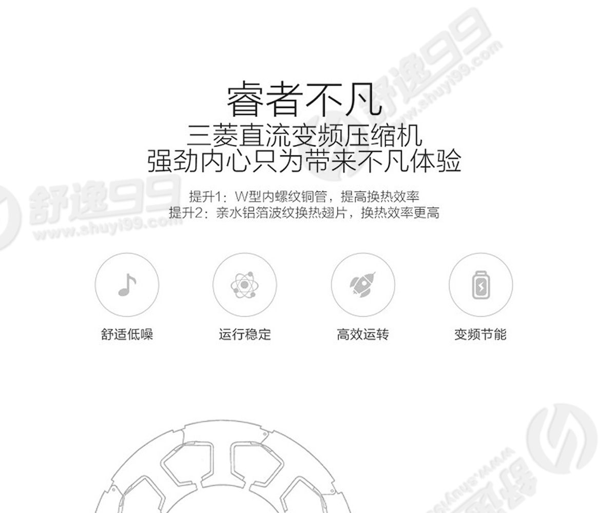 海爾（Haier）4匹家用中央空調一級能效一拖三6年包修