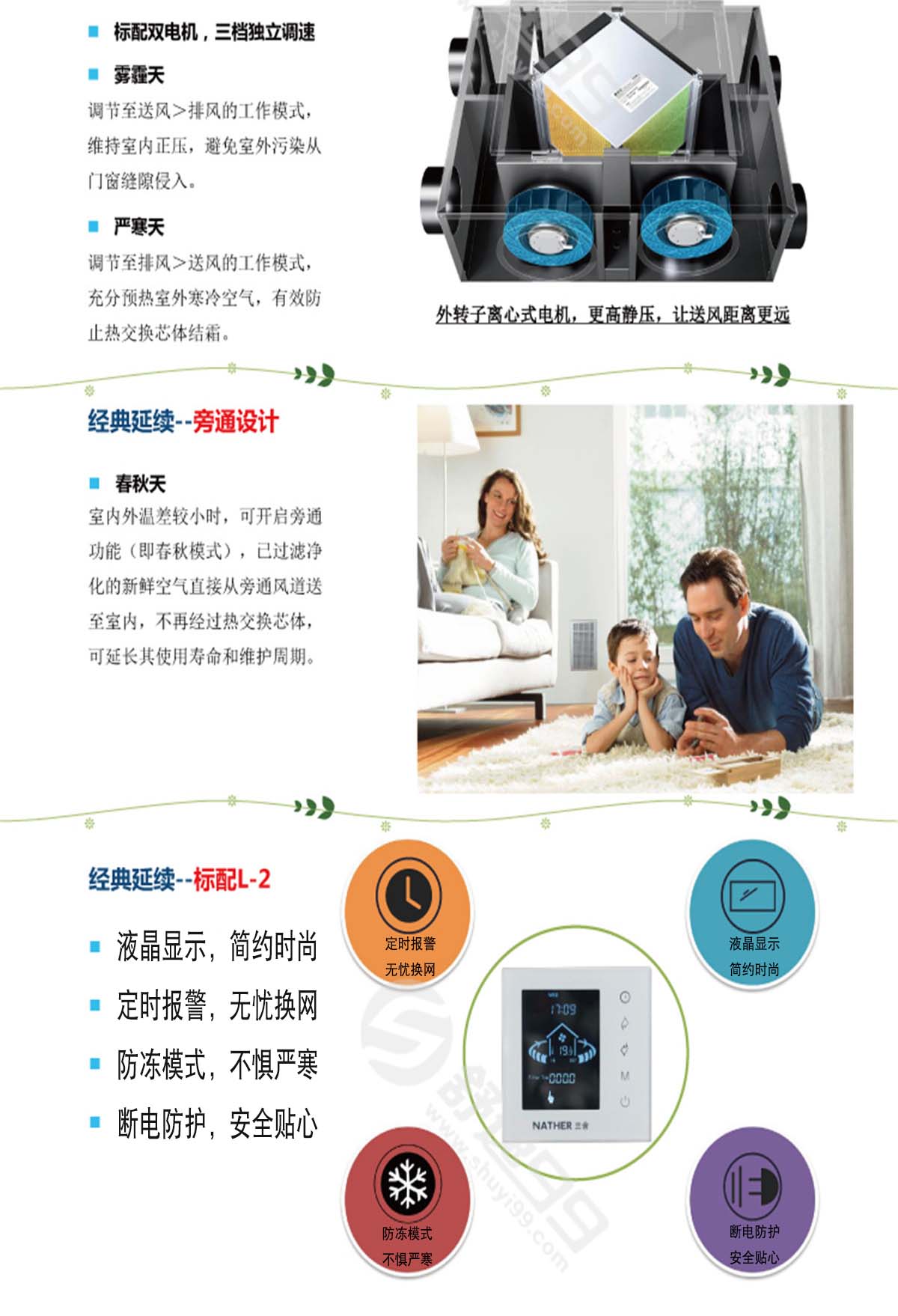 蘭舍全熱交換新風(fēng)機(jī)